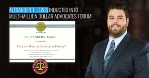 Alexander T. Lewis Becomes a Part of Multi-Million Dollar Advocates Forum