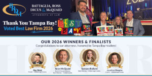 Battaglia, Ross, Dicus & McQuaid, P.A. Successfully Wins Four 2026 Best of the Bay Awards