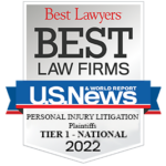 Tier 1 in US News and World Reports in Personal Injury Litigation - Plaintiffs